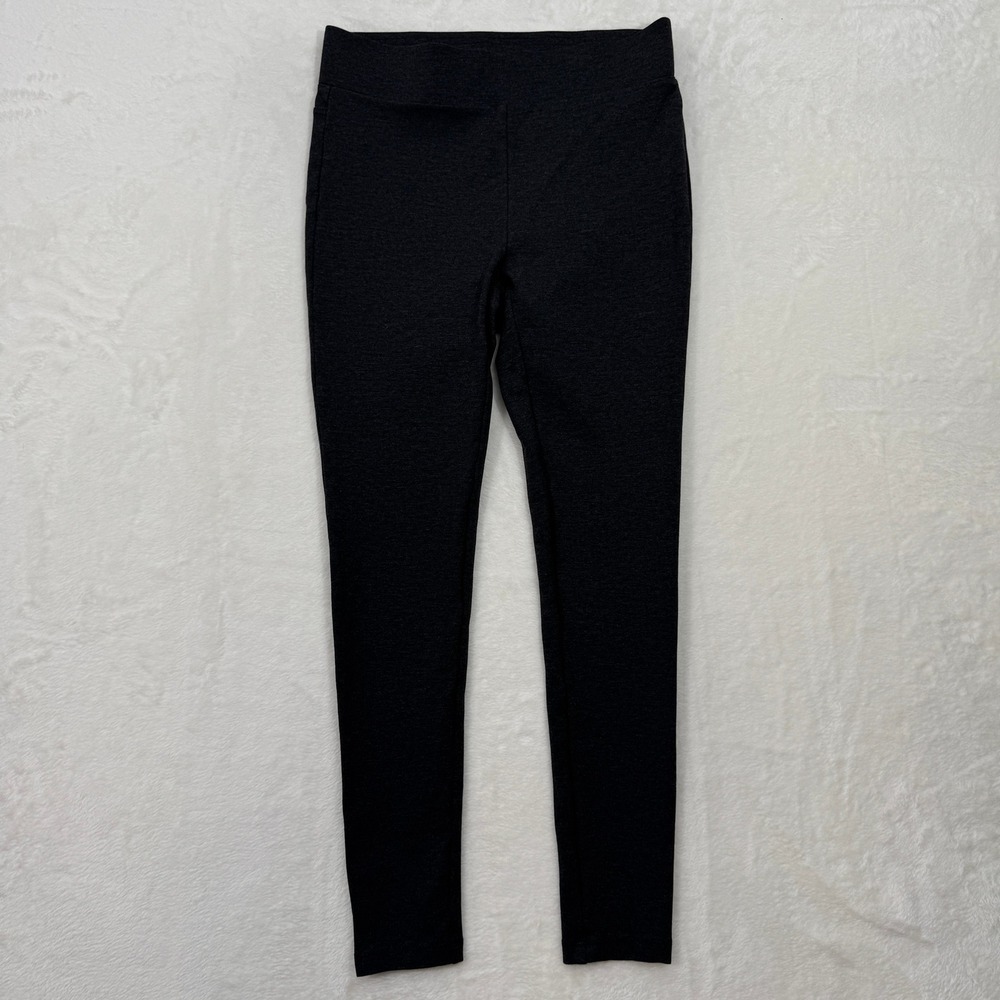 Loft Leggings Womens Small Charcoal Gray Heather Slim Fit High Rise Pull On Pant